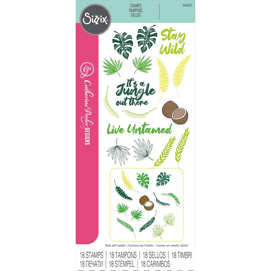 Sizzix - Catherine Pooler Clear Stamps - Stay Wild