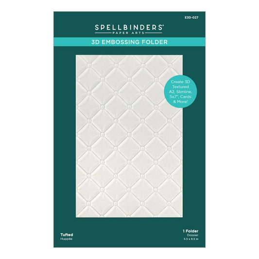 Spellbinders 3D Embossing Folder - Tufted