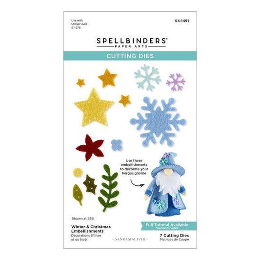 Spellbinders Dies - Winter & Christmas Embellishments