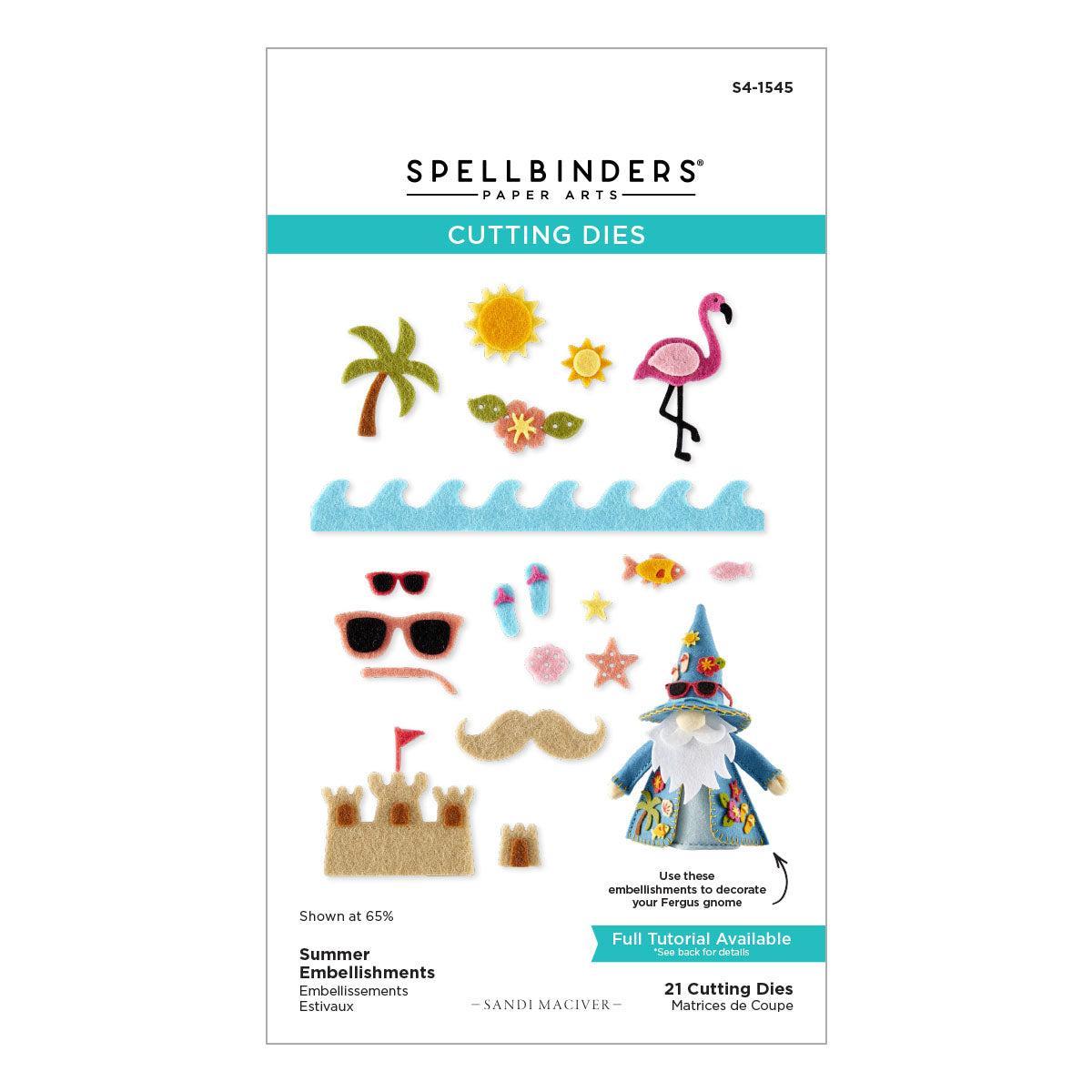 Spellbinders Dies - Summer Embellishments
