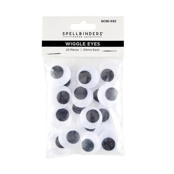 Spellbinders Wiggle Eyes - 20 pack