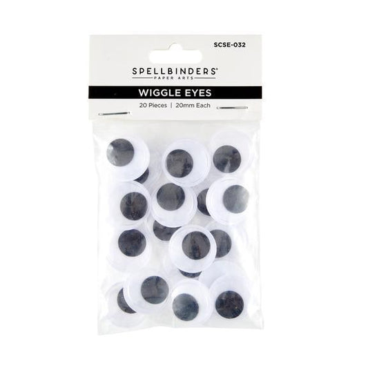 Spellbinders Wiggle Eyes - 20 pack