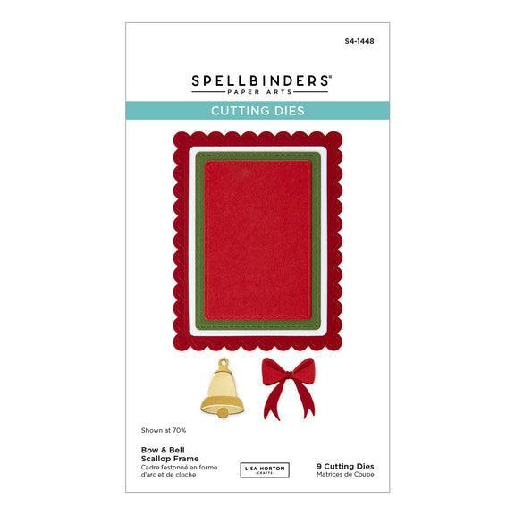 Spellbinders Dies - Bow & Bell Scallop Frame