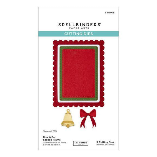 Spellbinders Dies - Bow & Bell Scallop Frame