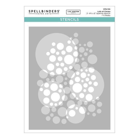 Spellbinders Stencils - Lots of Circles