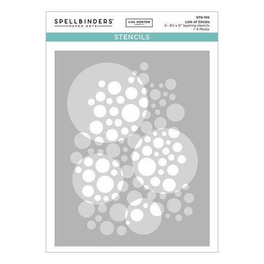 Spellbinders Stencils - Lots of Circles