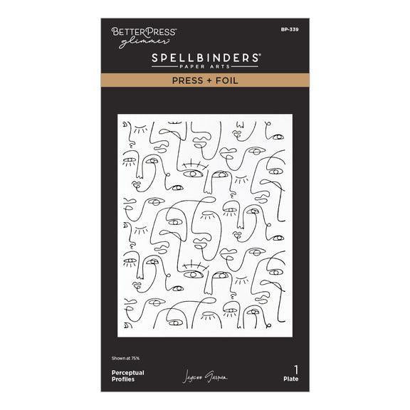Spellbinders Letterpress + Foil Plate - Perceptual Profiles