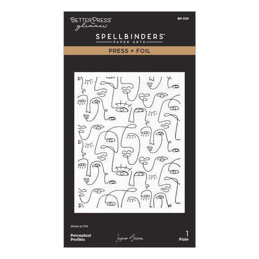 Spellbinders Letterpress + Foil Plate - Perceptual Profiles
