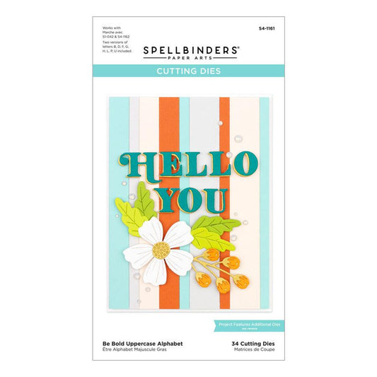 Spellbinders Dies - Be Bold Uppercase Alphabet