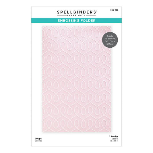 Spellbinders Embossing Folder - Loops