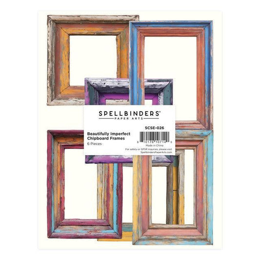 Spellbinders Beautifully Imperfect Chipboard Frames