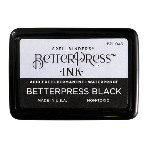 Spellbinders BetterPress Ink Pad - Black