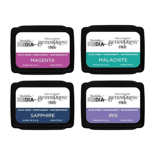 Spellbinders BetterPress - Mini Ink Set - Happy