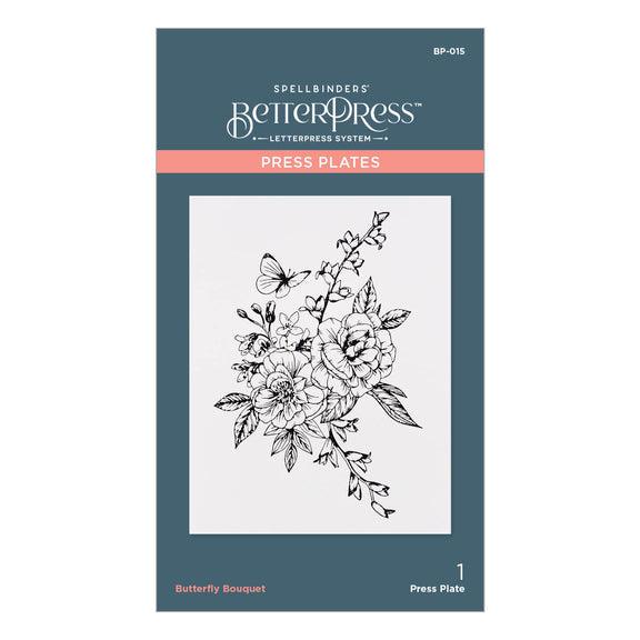 Spellbinders Press Plates - Butterfly Bouquet