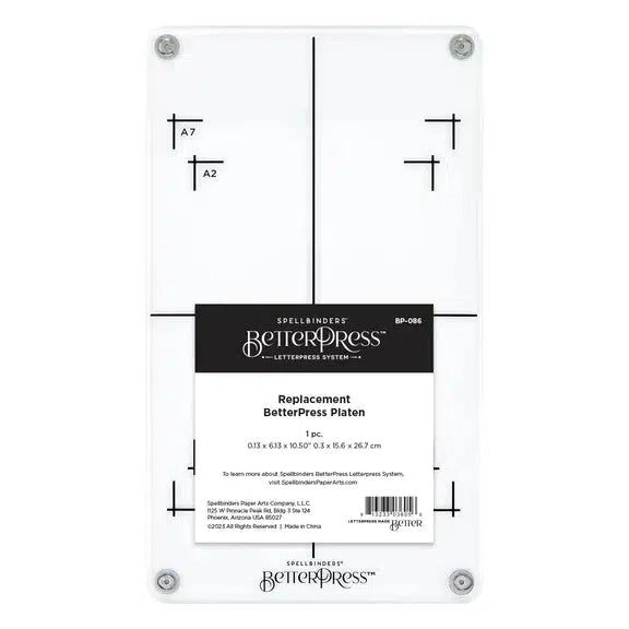 Spellbinders Replacement BetterPress Platen