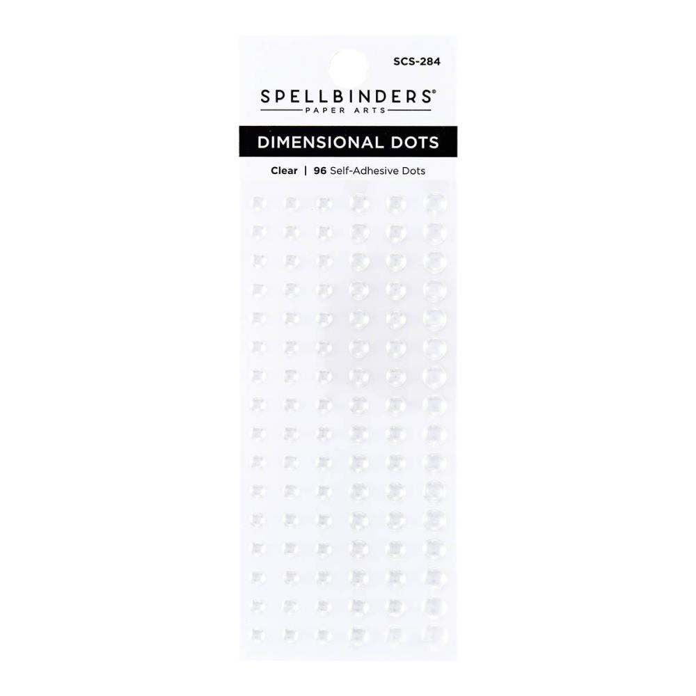 Spellbinders Enamel Dots - Dimensional Clear