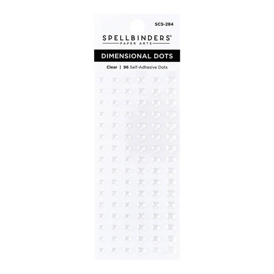 Spellbinders Enamel Dots - Dimensional Clear