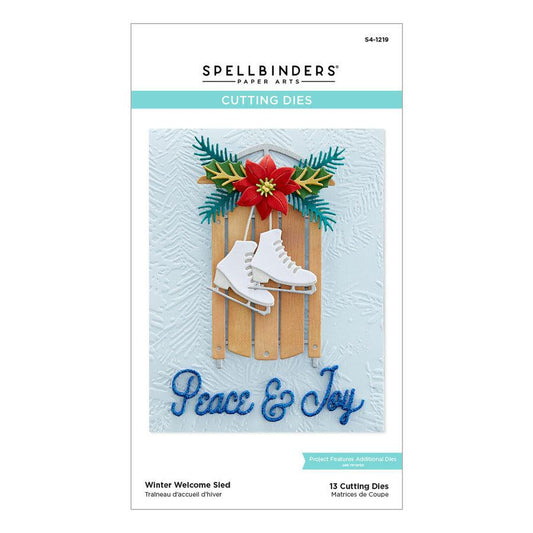 Spellbinders Dies - Winter Welcome Sled