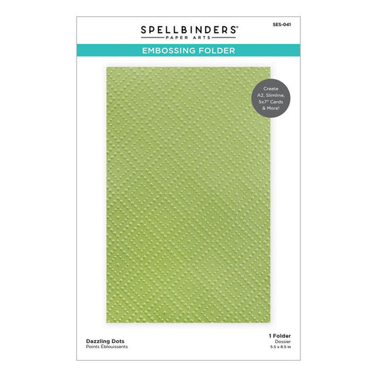 Spellbinders Embossing Folder - Dazzling Dots