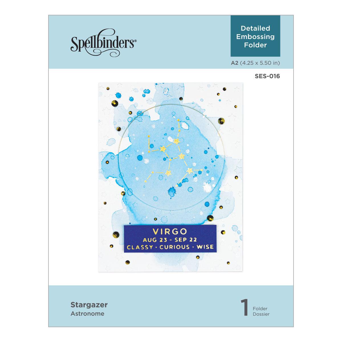Spellbinders Embossing Folder - Stargazer