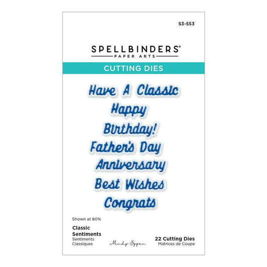 Spellbinders Dies - Classic Sentiments