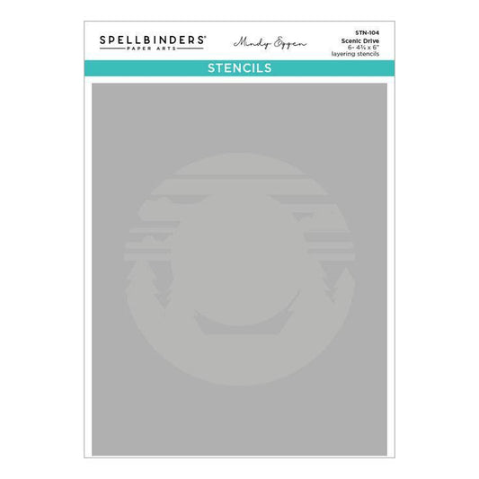 Spellbinders Stencils - Scenic Drive