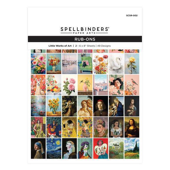 Spellbinders Rub-On Sheets - Little Works of Art