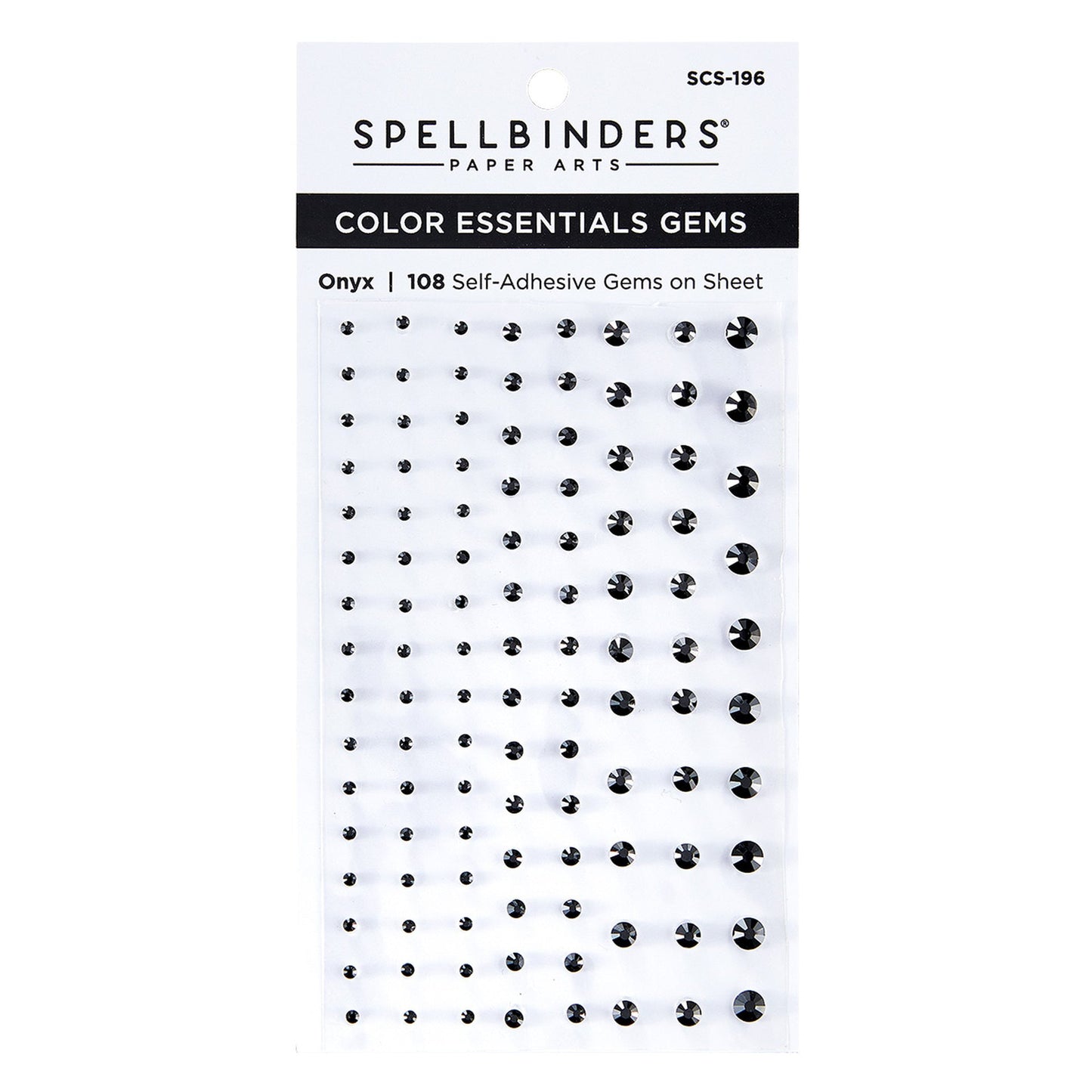 Spellbinders Color Essentials Gems - Onyx