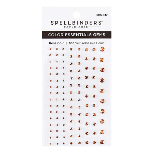 Spellbinders Color Essential Gems - Rose Gold