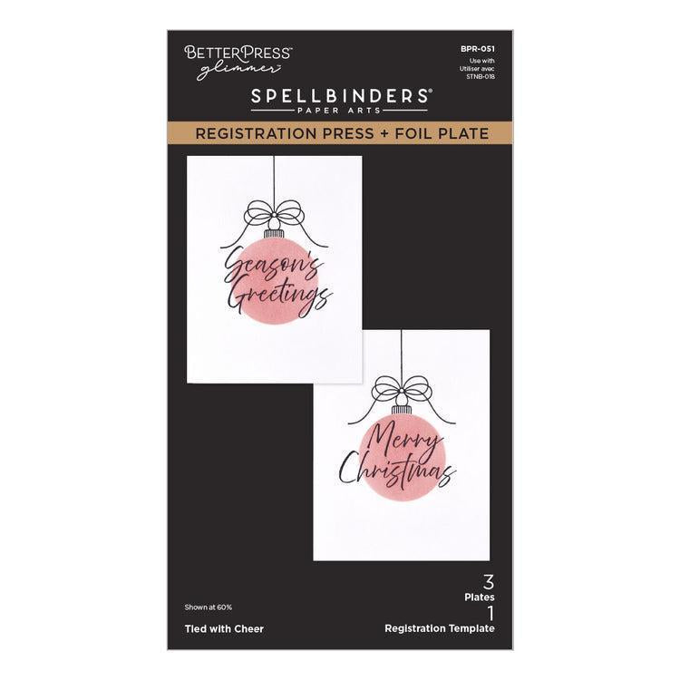 Spellbinders Registration Press + Foil Plates - Tied with Cheer