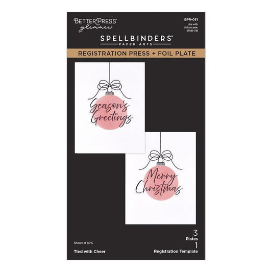 Spellbinders Registration Press + Foil Plates - Tied with Cheer