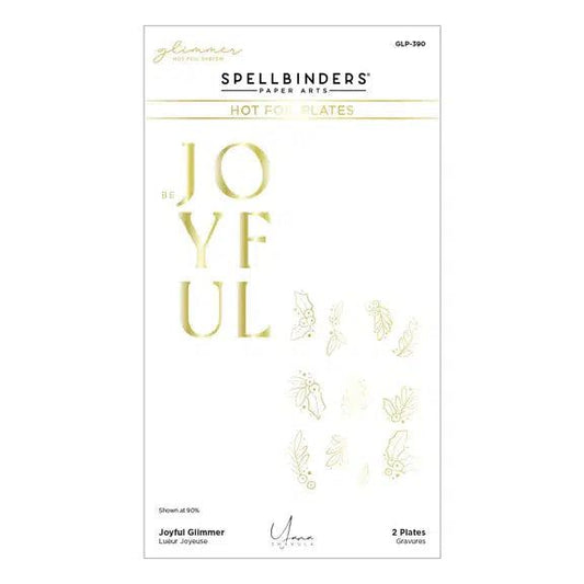 Spellbinders Glimmer Hot Foil Plates - Joyful