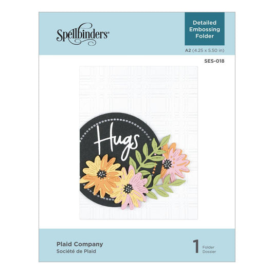 Spellbinders Embossing Folder - Plaid Company