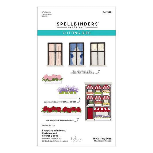 Spellbinders Dies - Everyday Windows, Curtains and Flower Boxes