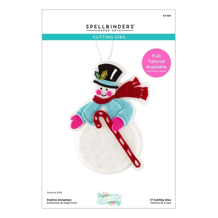Spellbinders Dies - Festive Snowman