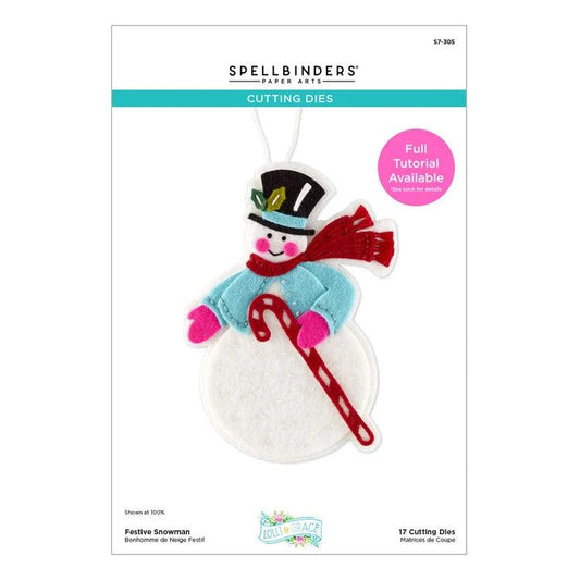 Spellbinders Dies - Festive Snowman
