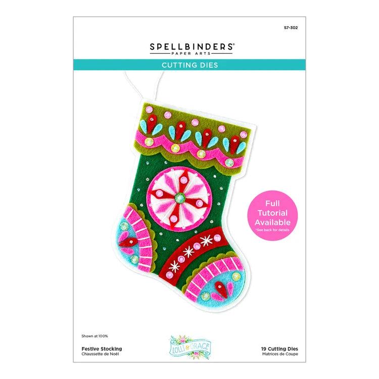 Spellbinders Dies - Festive Stocking