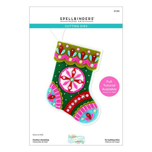 Spellbinders Dies - Festive Stocking