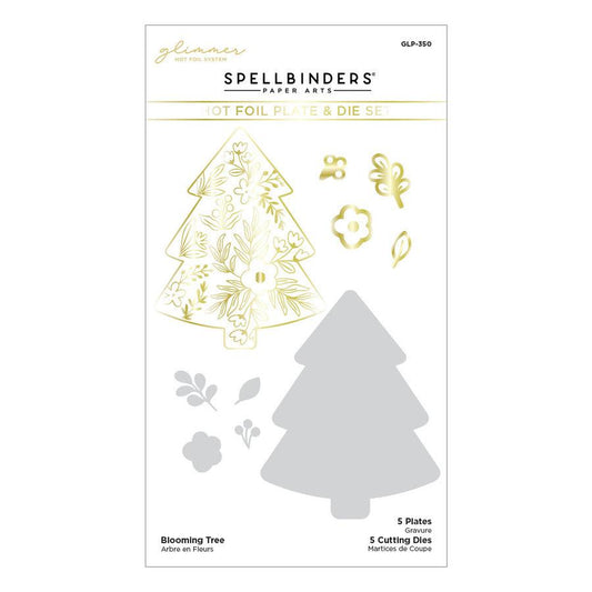 Spellbinders Glimmer Hot Foil Plates & Dies - Blooming Tree