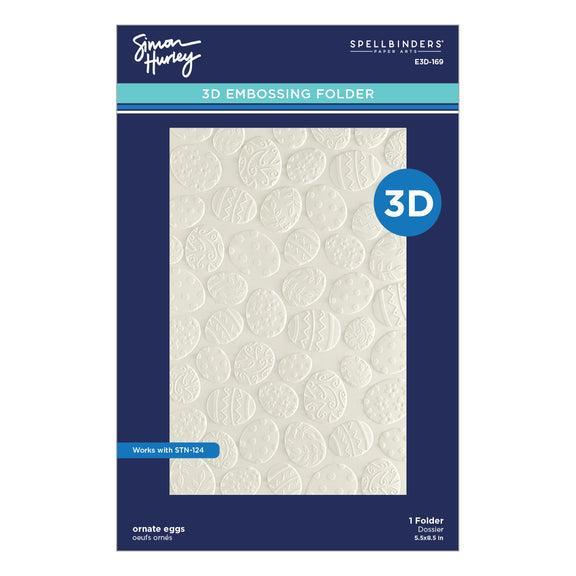 Spellbinders 3D Embossing Folder - Ornate Eggs