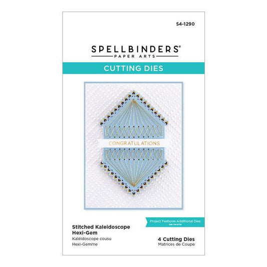 Spellbinders Dies - Stitched Kaleidoscope Hexi-Gem