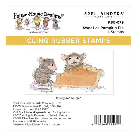 Spellbinders Cling Stamps - Sweet as Pumpkin Pie