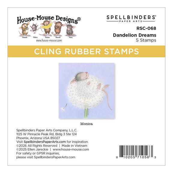 Spellbinders Cling Stamps - Dandelion Dreams