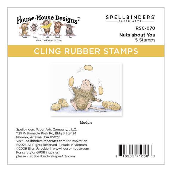 Spellbinders Cling Stamps - Nuts about You