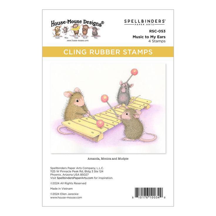 Spellbinders Cling Stamps - Music to My Ears
