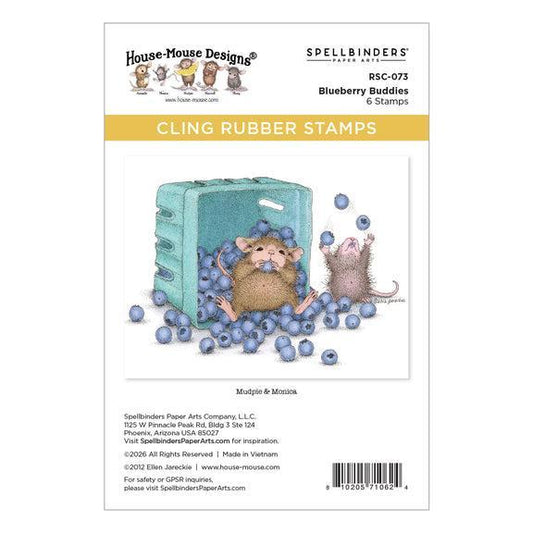 Spellbinders Cling Stamps - Blueberry Buddies