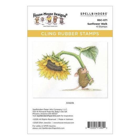 Spellbinders Cling Stamps - Sunflower Walk