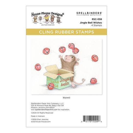 Spellbinders Cling Stamps - Jingle Bell Wishes