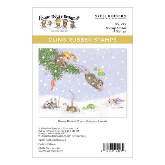 Spellbinders Cling Stamps - Snowy Smiles