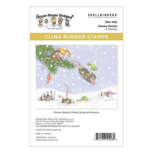 Spellbinders Cling Stamps - Snowy Smiles